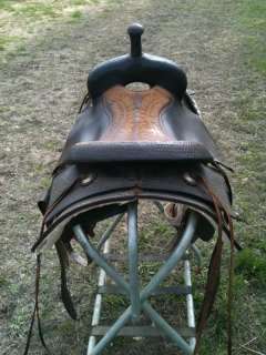 Custom Made 16 Used Cutting Saddle  (Cutter Western Horse Tack 