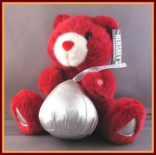 Everybody loves a kiss and this red plush bear brings his very own 