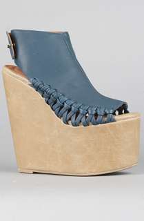 Jeffrey Campbell The Reed Shoe in Navy  Karmaloop   Global 