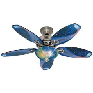   Discovery Brushed Nickel Ceiling Fan     Model 20168