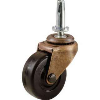 Shepherd 2 in. Rubber Wheel Stem Casters (2 Pack) 9345 at The Home 