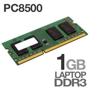 Lifetime 10309 1 1GB PC8500 DDR3 SODIMM Laptop Memory Upgrade 