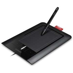 Wacom CTL460 Bamboo Tablet & Pen   Black 
