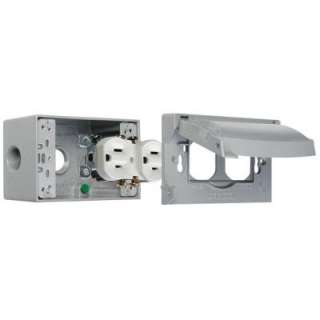   /Vertical Electrical Outlet Kit Gray MK1250S 