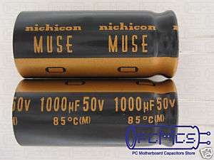 Nichicon 50V 1000UF MUSE KZ for Audio HI FI Capacitor  