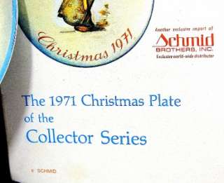 1971 Heavenly Angel Hummel LE MWB Christmas Plate w/Box  
