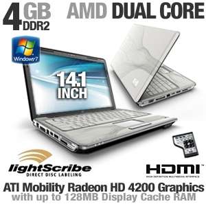 HP Pavilion dv4 2145dx Refurbished Notebook PC   AMD Turion II M520 2 