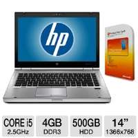 HP EliteBook Core i5 4GB, 500GB HDD, 14 Notebook and Microsoft Office 