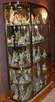 Brass and Stainless Curio Cabinet  