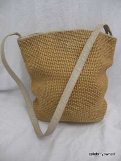 Bottega Veneta Burlap Woven Bucket Style Bag  