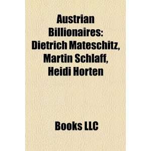 Austrian Billionaires Austrian Billionaires Dietrich Mateschitz 
