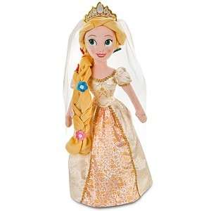 Disney Tangled Plüsch Soft Doll Rapunzel Puppe als Braut Hochzeit 