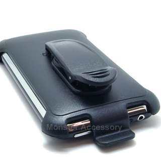 The Apple iPhone 3G and 3Gs Black Belt Clip Swivel Holster Hard Cover 