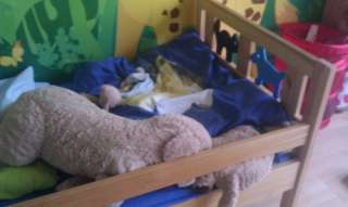 IKEA Kritter Bett Kinderbett 70x160 inkl Matratze Lattenrost usw in 