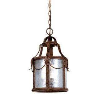 World Imports Medici Collection 3 Light Wall Lantern in Oxide Bronze 
