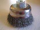 QTY 4) #00284 ADVANCE 4 CUP BRUSH 5/8 11 .014 WIRE