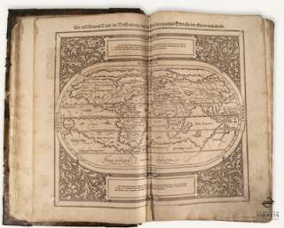SEBASTIAN MÜNSTER COSMOGRAPHIA 1628 Holzschnitte Karten  