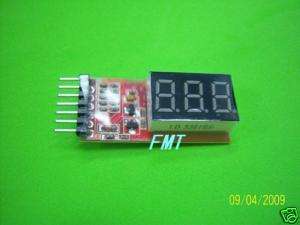 F00076 Battery Voltage Indicator Checker Tester,2S 6S  