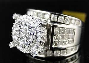   WOMENS ROUND PRINCESS CUT DIAMOND ENGAGEMENT BRIDAL WEDDING BAND RING