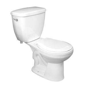 Glacier Bay All in One 2 Piece Round Toilet in White TG 4200 W at The 