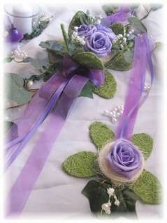 Tischdeko Komplett 50 Personen Hochzeit Kommunion lila  
