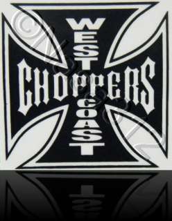 West Coast Choppers ★Aufkleber Sticker Eisernes Kreuz  