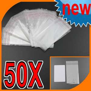   Adhesive Seal Plastic JEWELRY Gift Retail Packing Bags 6x10cm  