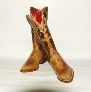   Macie Bean M8030 Cross My Heart Antique Bison Western Boot  