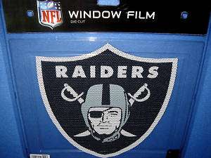 BIG CAR WINDOW FILM DECAL OAKLAND RAIDERS NFL FOOTBALL  