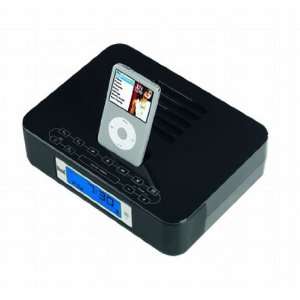 Dual iPod Docking Alarm Clock Radio LEIPDS0805  Elektronik