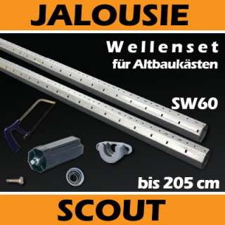 Jarolift Rolladen Wellen Sets für Altbau Rolladenkästen  