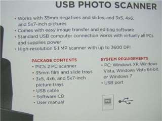 Convert Photos Slides 35mm Negatives Copy PC XP Vista 7  