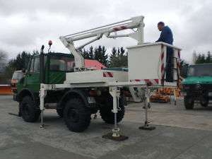 Hubsteiger Hebebühne Arbeitsbühne für Unimog  