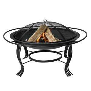   34.6 in. Black Firepit with Outer Ring WAD1050SP 