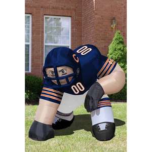 Chicago Bears NFL 5 Inflatable Bubba Player Blow Up Lawn Figure 