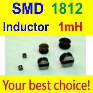 10 pcs SMD Surface Mount 1812 4532 Inductor 1mH 1 mH  