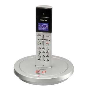 Hagenuk Classico Voice Design DECT Telefon mit Anrufbeantworter silber