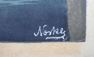 Hugo Noske, Orig.Farbholzschnitt, sign.  