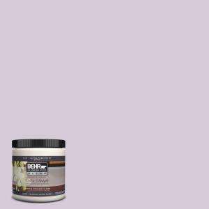 BEHR Ultra 8 oz. Purple Cream Interior/Exterior Paint Tester # 670C 3 
