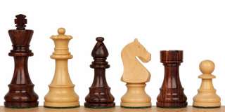 Royal Guard Staunton Chess Set Rosewood 3.75 King  