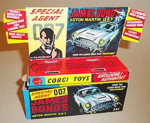 Reprobox Corgi Toys Nr. 261   James Bond Aston Martin D.B.5 mit 