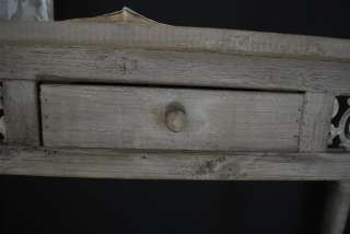 Konsole Anrichte Beistelltisch antik look Holz grau  