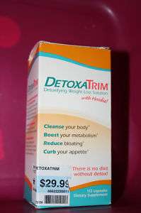 DetoxaTrim Weight LossSolution~Cleanse Body~Curb Hunger 666222200118 