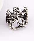   Antique Fashion Anti silver Octopus Paul Pirates of the Caribbean Ring