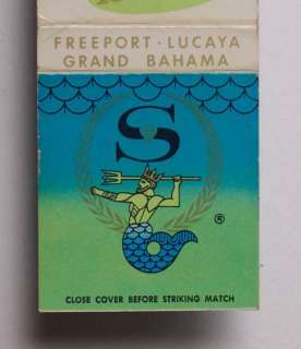 1960s Matchbook Sheraton Lucaya Freeport Bahamas MB  