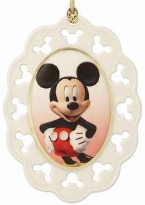 Lenox China Disney Mickey Mouse   Mickey Cameo Ornament NEW for 2011 