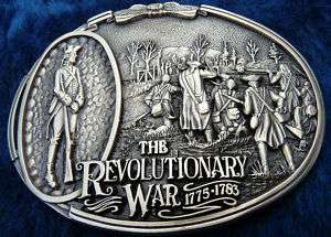 Vintage Revolutionary War Military Belt Buckle  