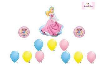   Beauty Happy Birthday Party Balloon Set Lot Mylar Latex Bouquet  