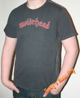 Motorhead Vintage Mens T Shirt Red Logo (Var sizes)  