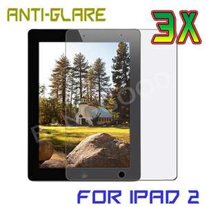 3x Anti Glare Matte Screen Guard Protector Film For iPad 2 2nd Gen NEW 